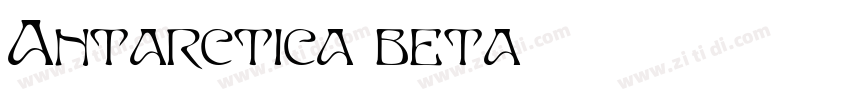 Antarctica beta字体转换
